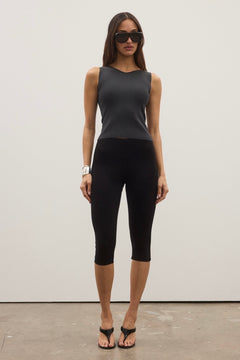 Elena Fine Knit V Neck Top in Liberty, view 1, Bayse Brand