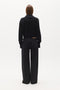 FLORENCE KNIT ZIP THROUGH - BLACK