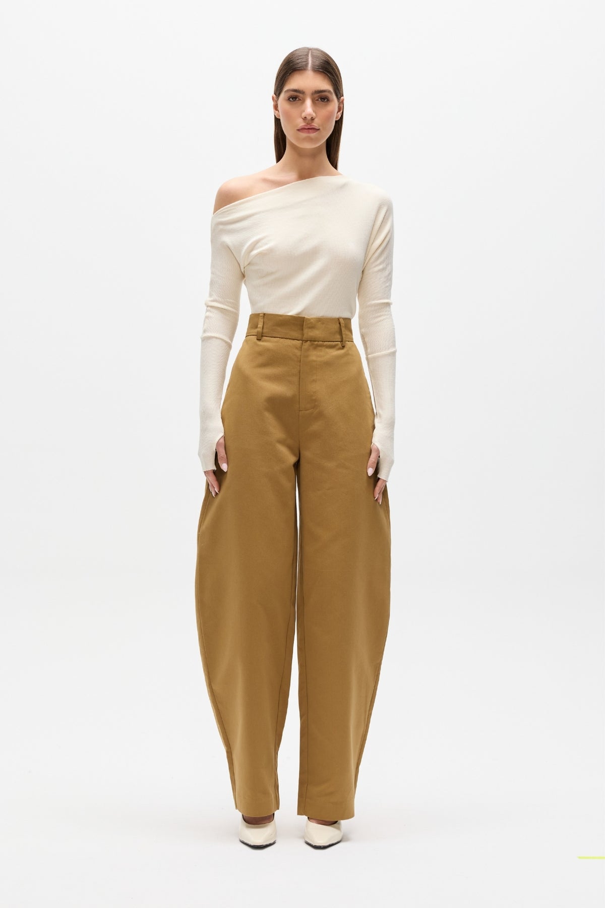 GISELLE KNIT TOP - IVORY