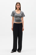 HARLEY TOP - HEATHER GREY