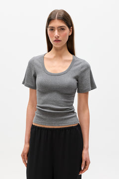 HARLEY TOP - HEATHER GREY