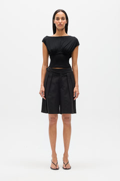 HARRIET TOP - BLACK
