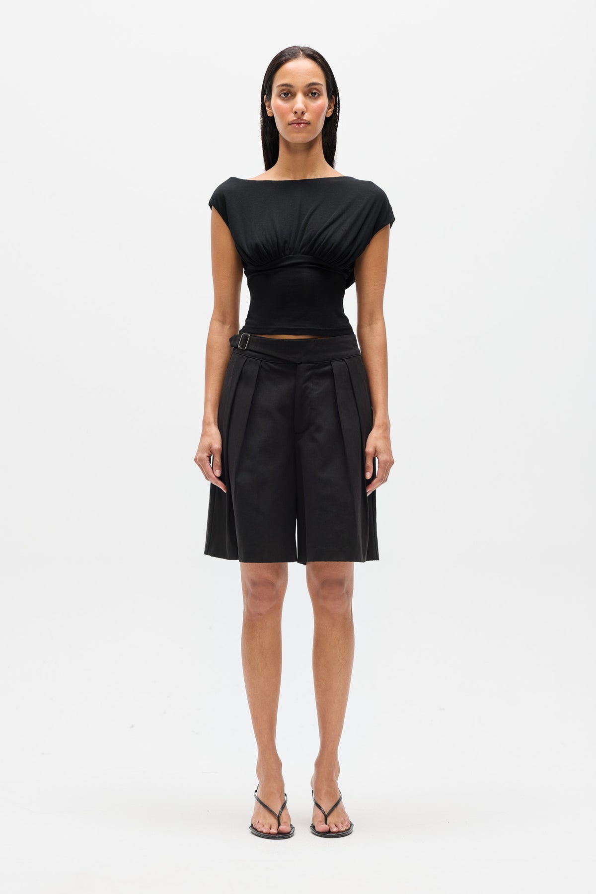 HARRIET TOP - BLACK