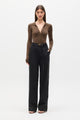 HALSTON BODYSUIT - CAFE
