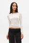 SHEA KNIT TOP - IVORY