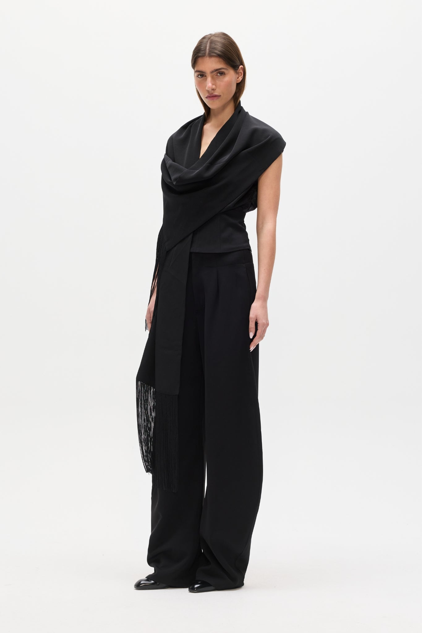INARA SCARF - BLACK