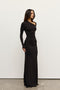 INAYA MAXI DRESS - SHADOW