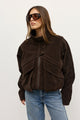 INEZ JACKET - DEEP BROWN