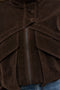 INEZ JACKET - DEEP BROWN