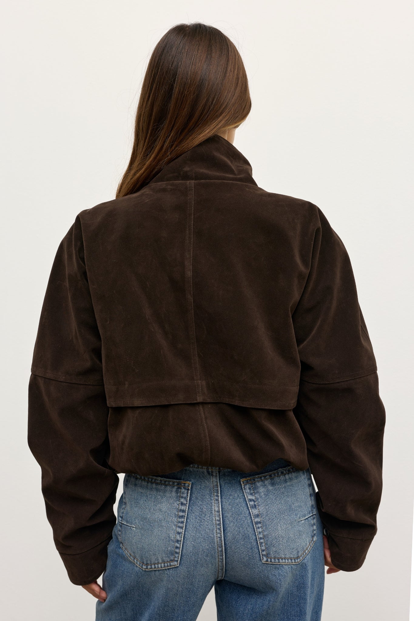 INEZ JACKET - DEEP BROWN