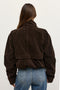 INEZ JACKET - DEEP BROWN