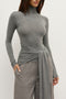 ISLEY TOP - LIGHT GREY MARLE