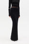 IVER KNIT SKIRT - BLACK