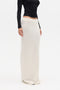 IVER KNIT SKIRT - WHITE