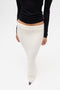 IVER KNIT SKIRT - WHITE