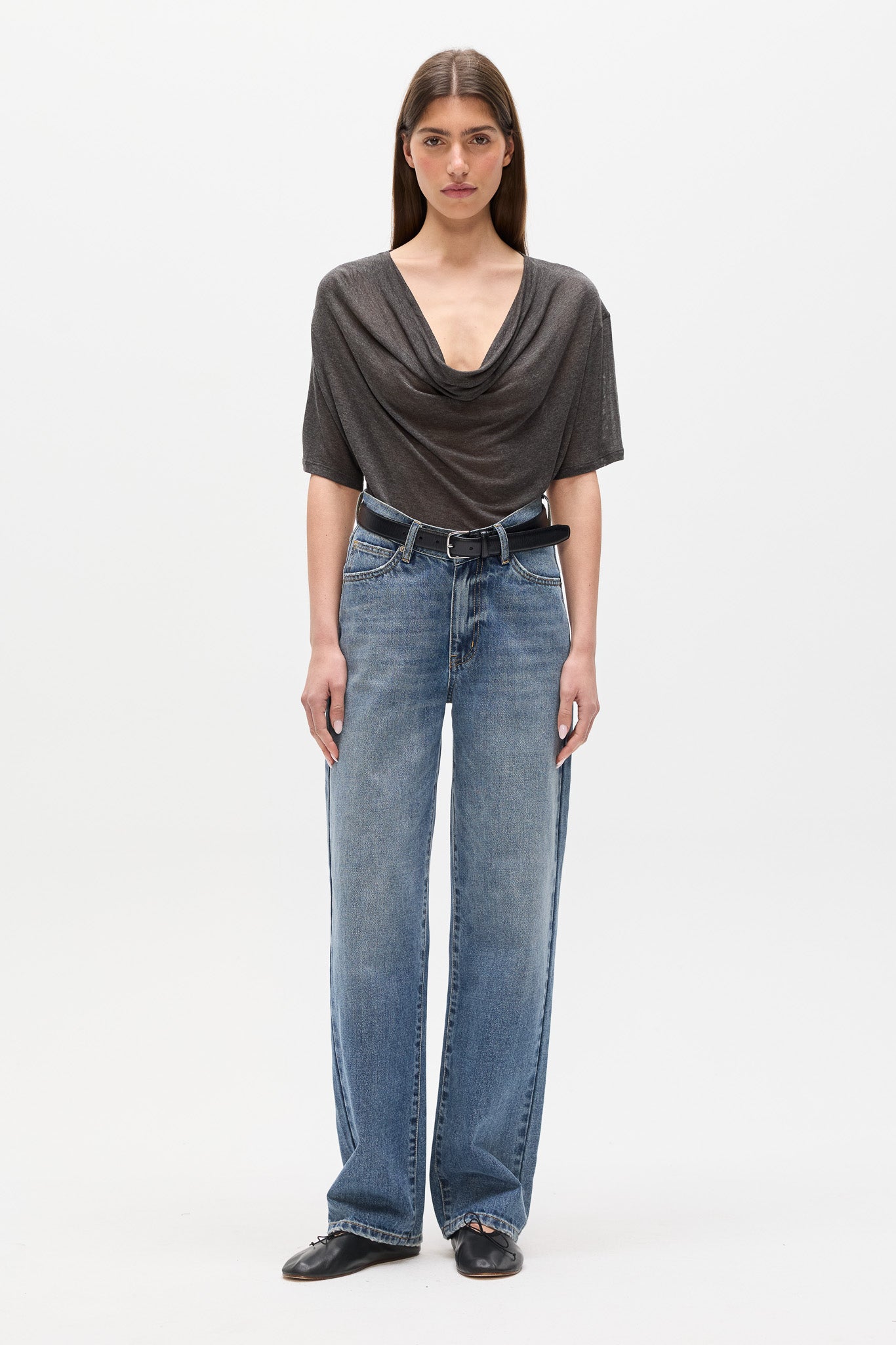 JUDITH TOP - MARLE GREY