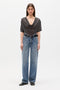 JUDITH TOP - DARK GREY