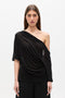 JUDITH TOP - BLACK