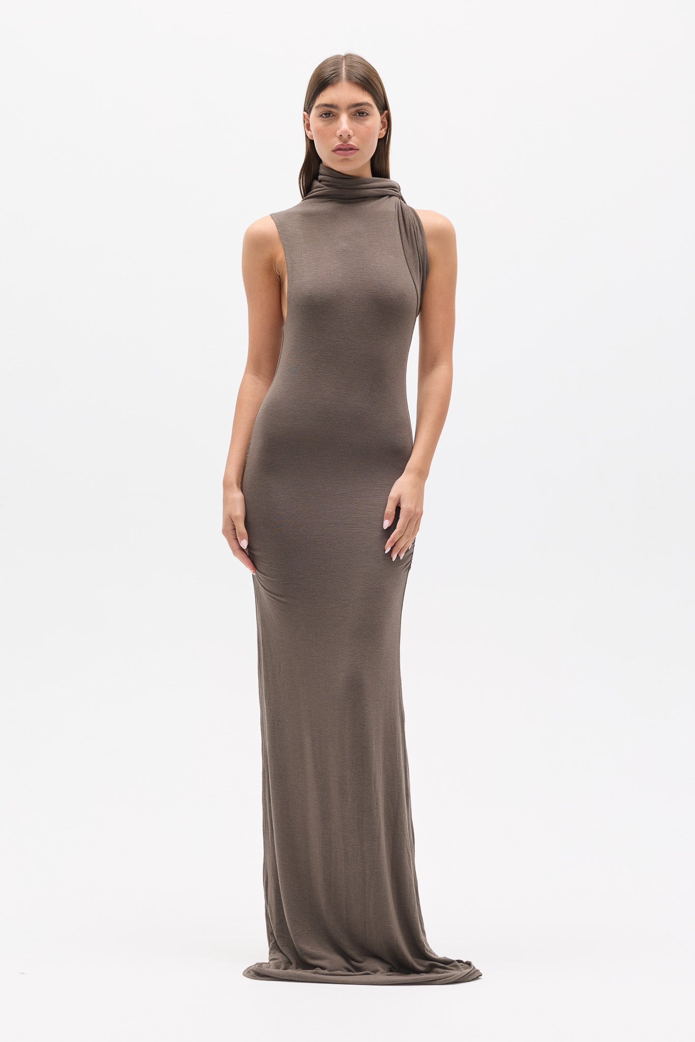 KADIA MAXI DRESS - SMOKE