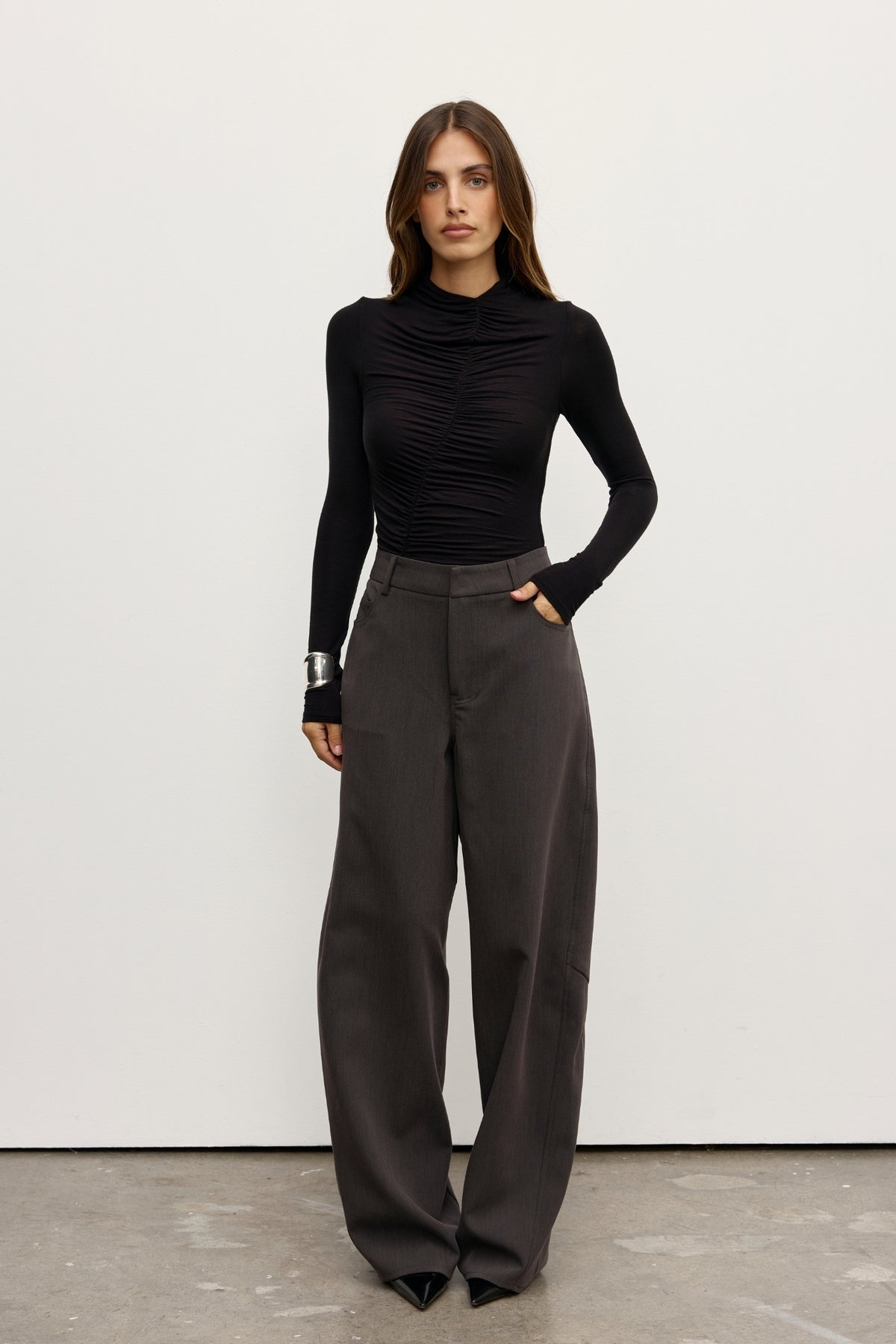 KELSIE BODYSUIT - SHADOW