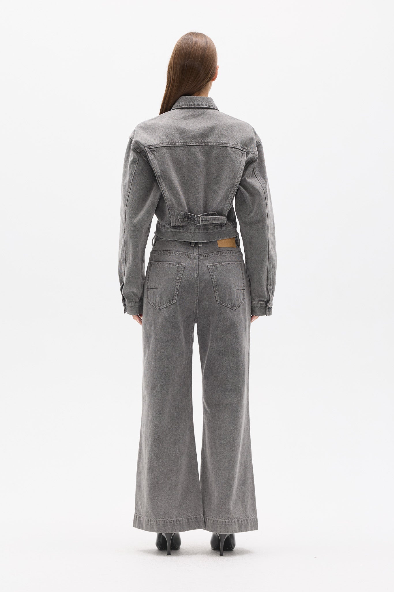 LAINE DENIM JACKET - PORTLAND GREY