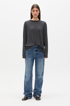 LIAM LONG SLEEVE - NAVY STRIPE