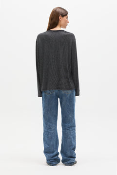 LIAM LONG SLEEVE - NAVY STRIPE