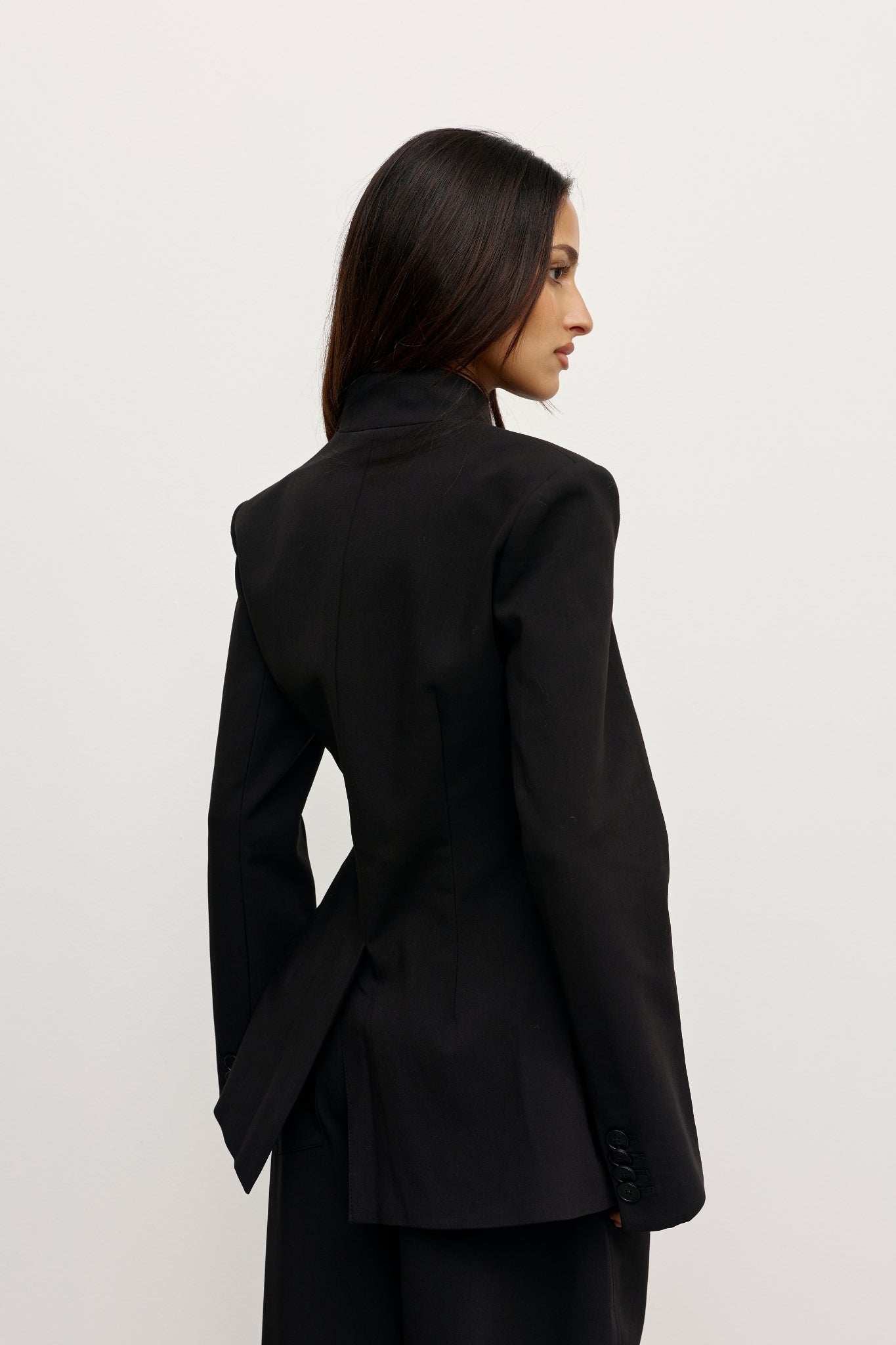 LINDSAY BLAZER - BLACK