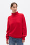 LOTTIE KNIT TURTLENECK - RED