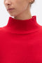 LOTTIE KNIT TURTLENECK - RED