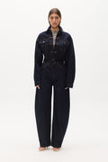 LAINE DENIM JACKET - DARK INDIGO