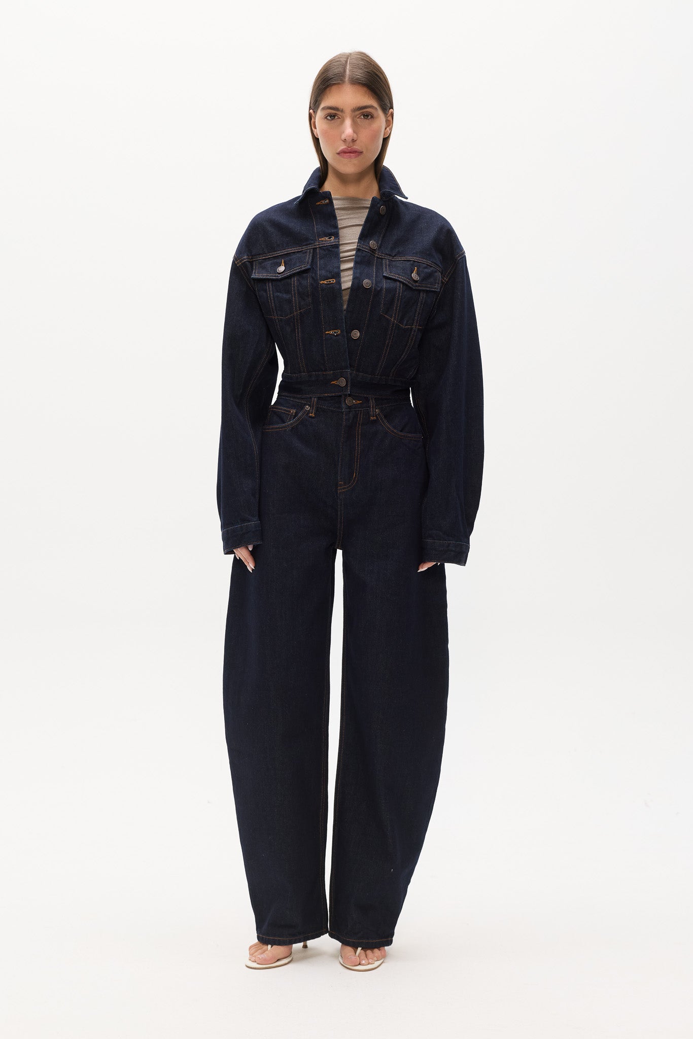 LAINE DENIM JACKET - DARK INDIGO