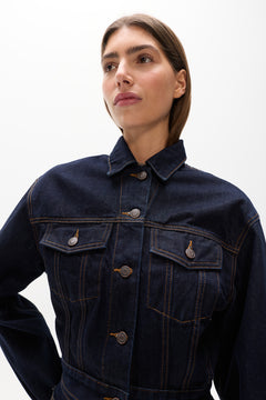 LAINE DENIM JACKET - DARK INDIGO