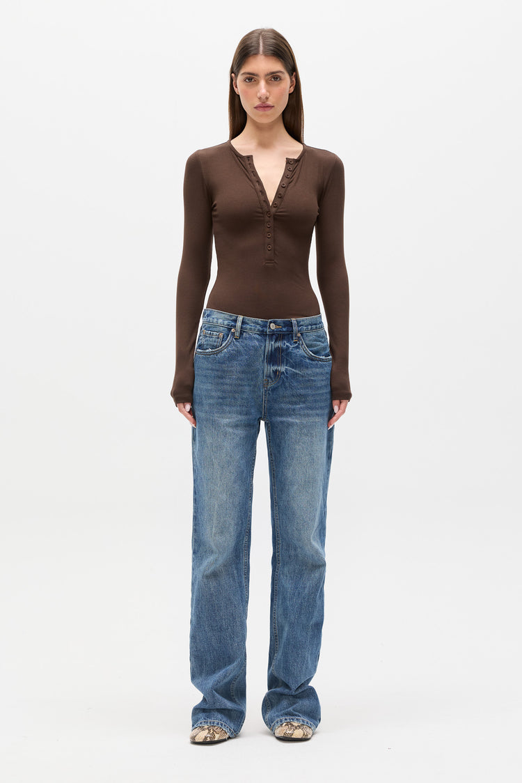 LARA BODYSUIT - ESPRESSO