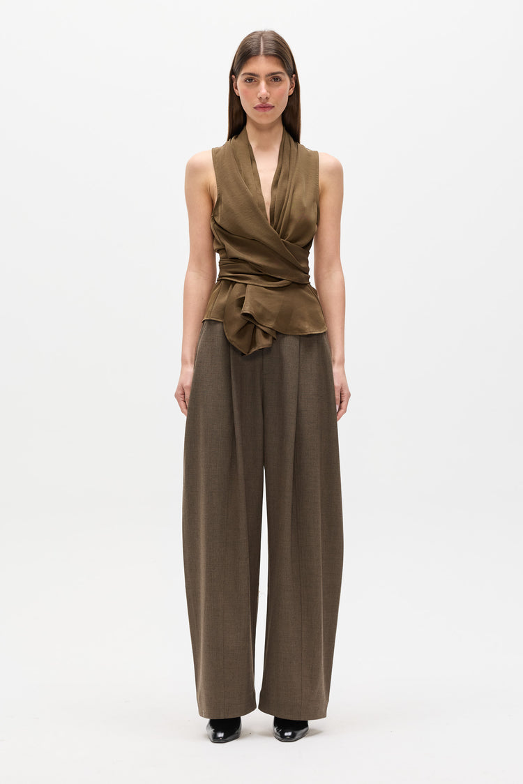 LEON TOP - WOODLAND