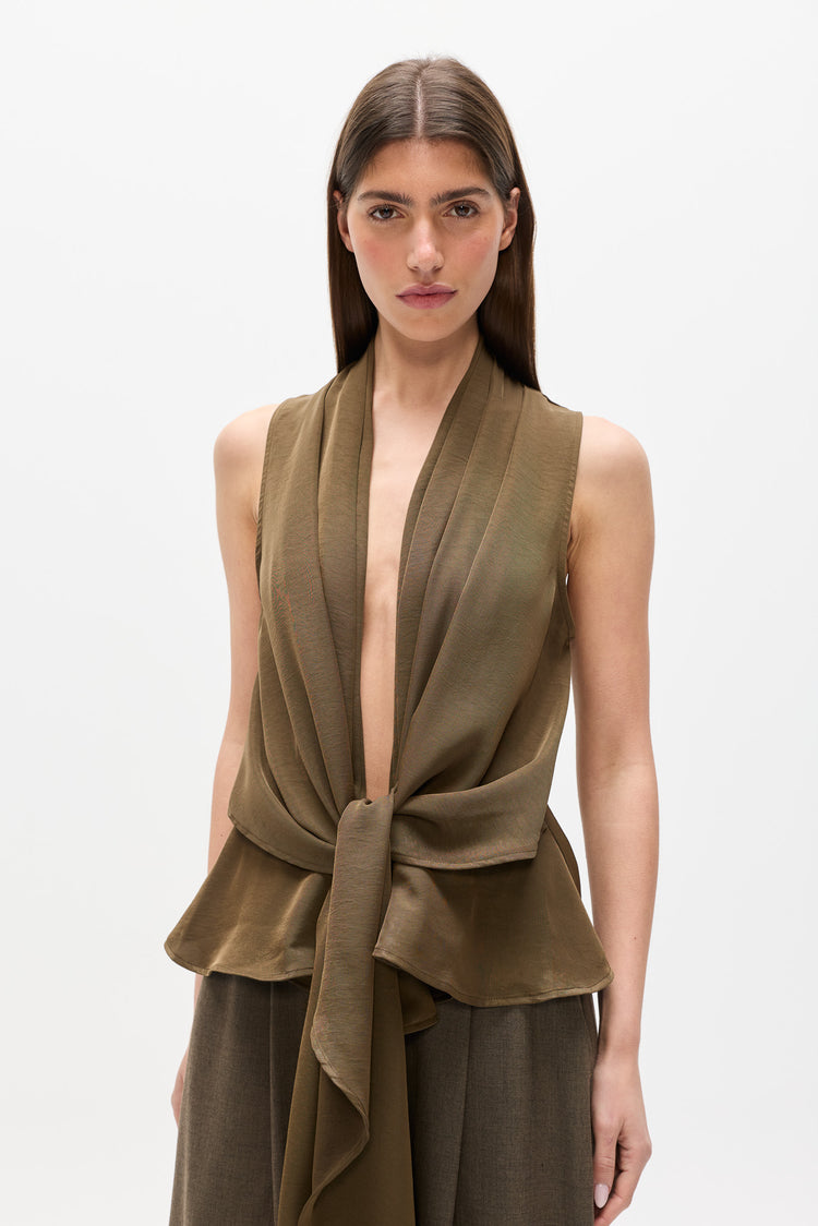 LEON TOP - WOODLAND
