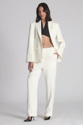 Penn Classic Pant in Ivory, view 1, Bayse Brand