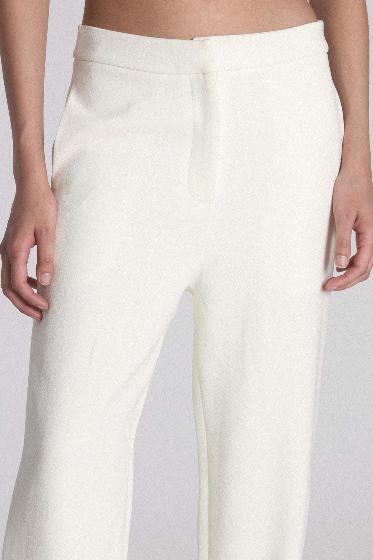 Penn Classic Pant in Ivory, view 4, Bayse Brand