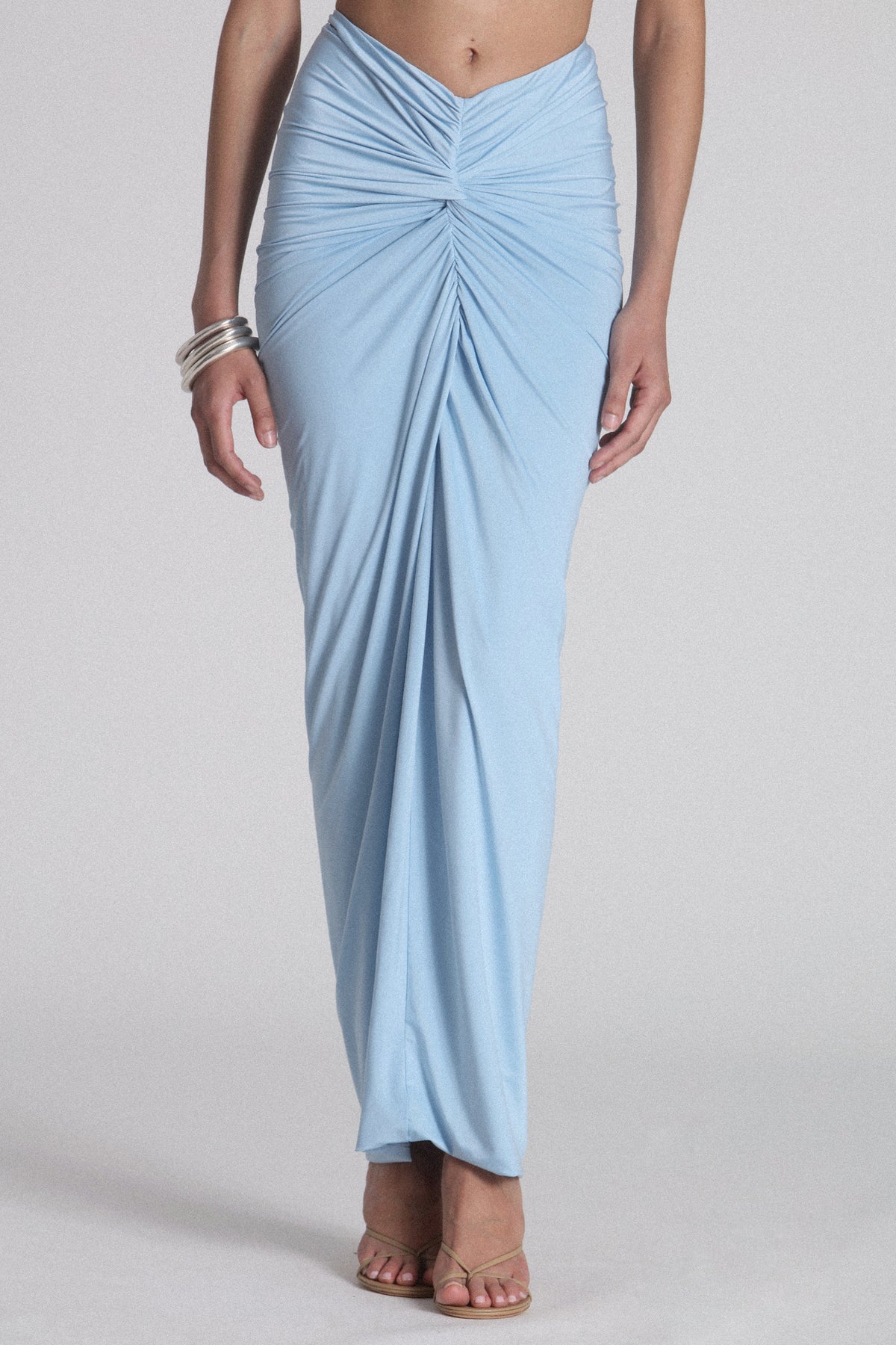 MANHATTAN MAXI SKIRT - BLUE
