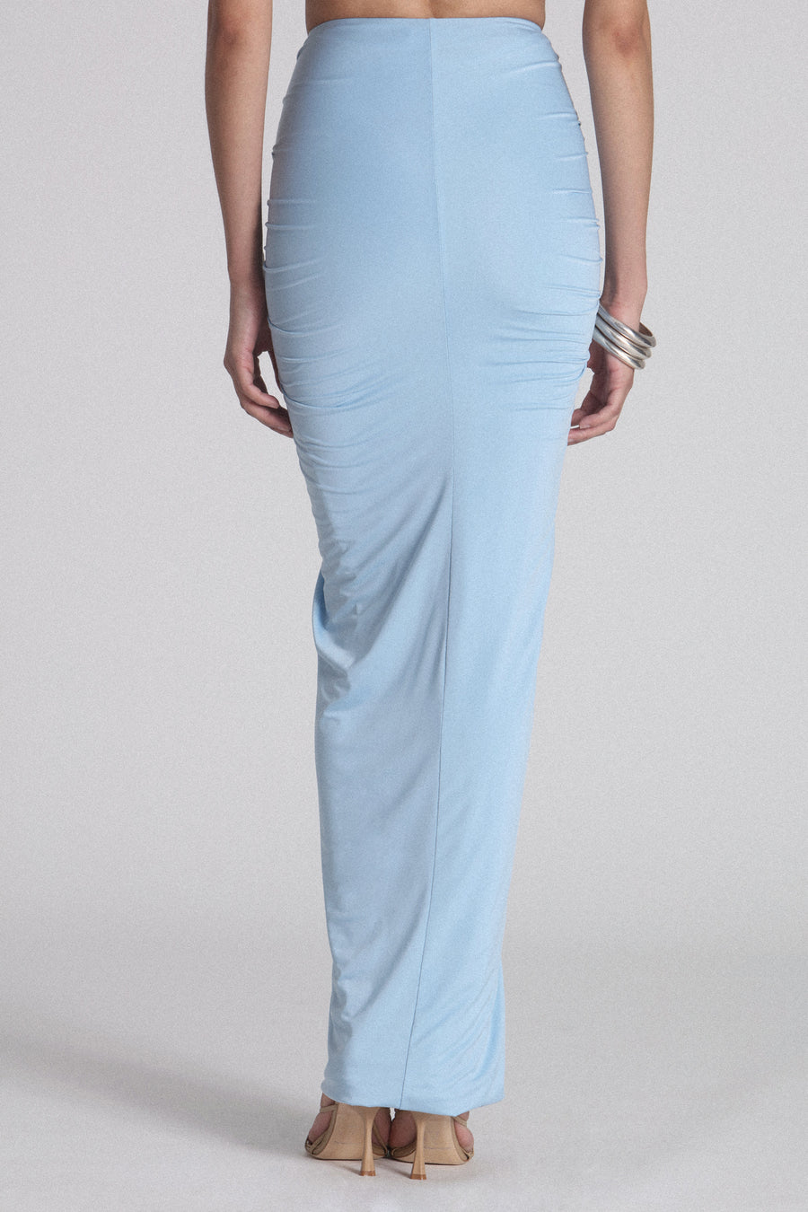 MANHATTAN MAXI SKIRT - BLUE