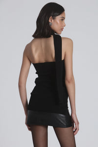 BARCLAY KNIT TOP - BLACK