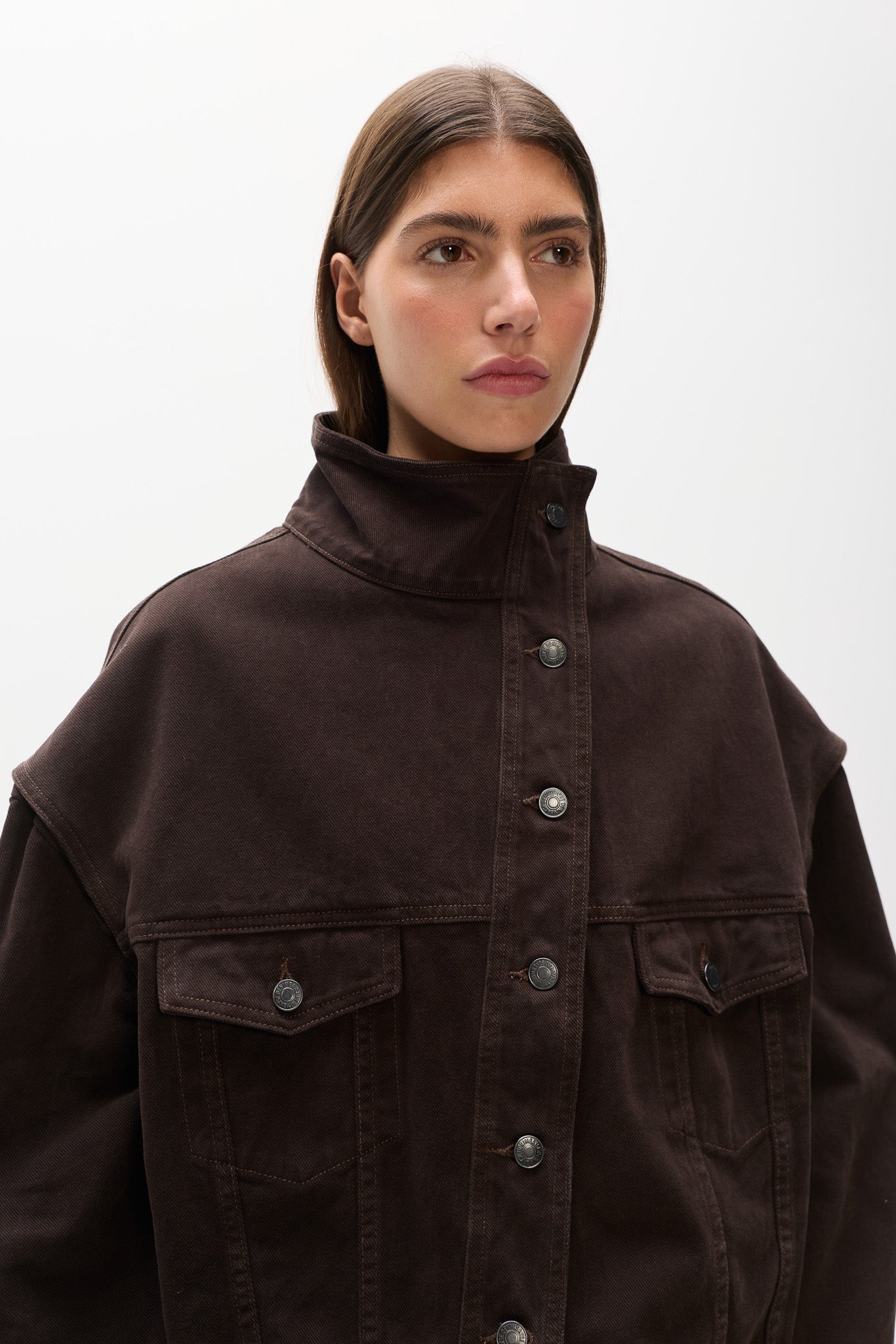 LOREN DENIM JACKET - JAVA OVERDYE
