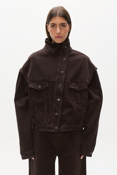 LOREN DENIM JACKET - JAVA OVERDYE