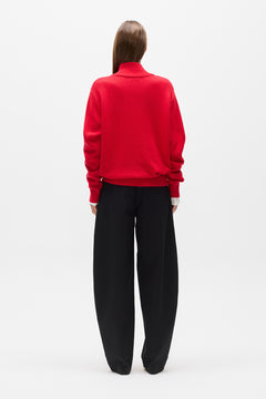 LOTTIE KNIT TURTLENECK - RED