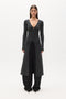 MARGAUX KNIT DRESS - CHARCOAL
