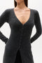 MARGAUX KNIT DRESS - CHARCOAL