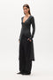 MARGAUX KNIT DRESS - CHARCOAL