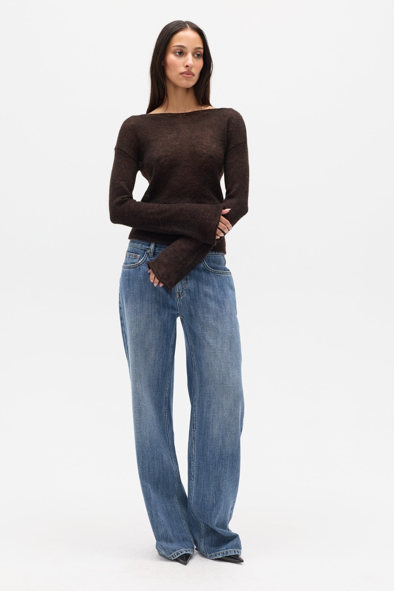 MOLLIE KNIT  - CHOCOLATE