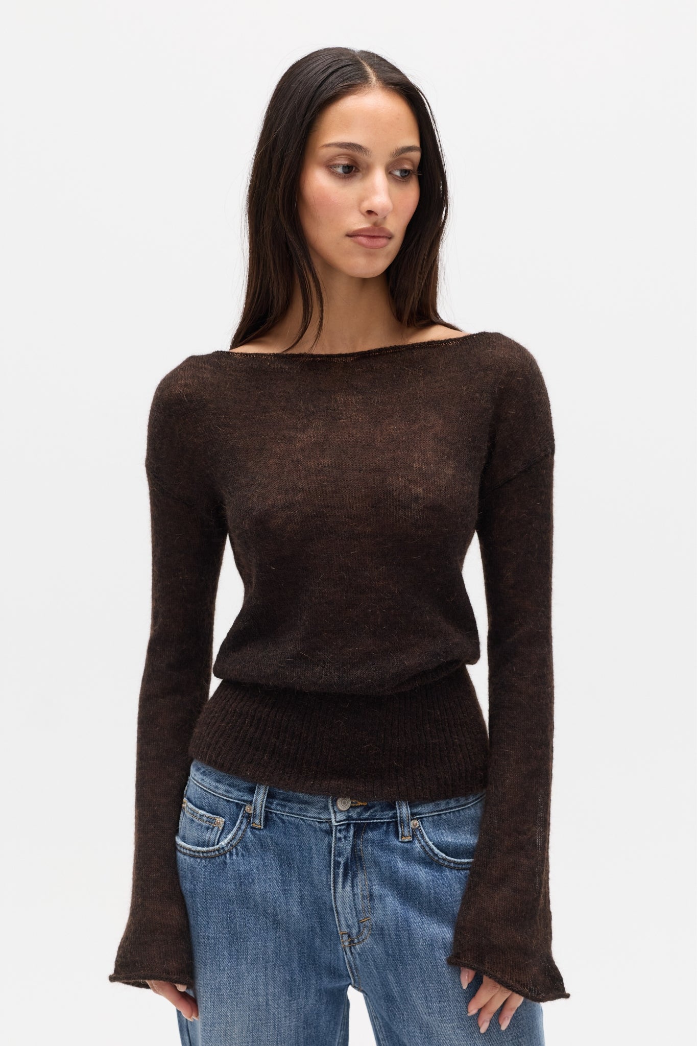 MOLLIE KNIT  - CHOCOLATE