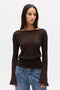 MOLLIE KNIT  - CHOCOLATE
